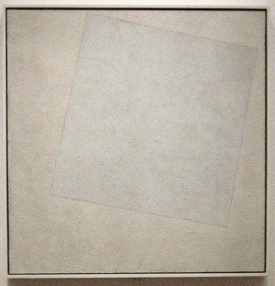 Suprematist Composition: White on White by Kazimir Severinovich Malevich